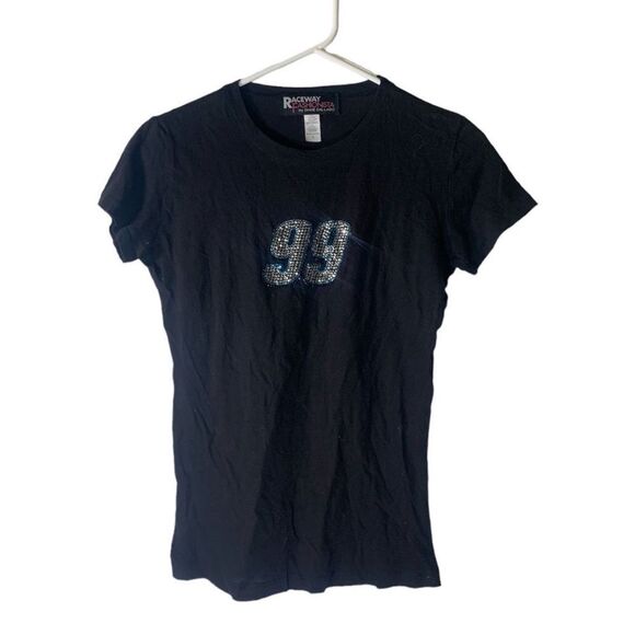 Raceway Fashionista Large‎ Black Shirt - Picture 1 of 4